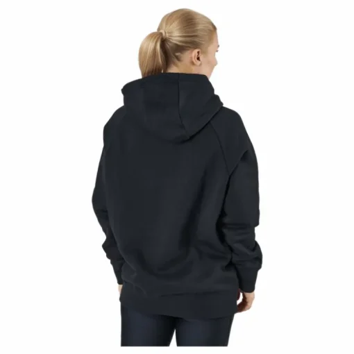 W Nsw Po Hoodie Os Bb Flc Prnt Black/white