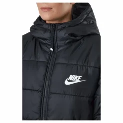 W Nsw Syn Tf Rpl Hd Parka Black/black/white