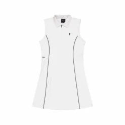 W Pique Dress White