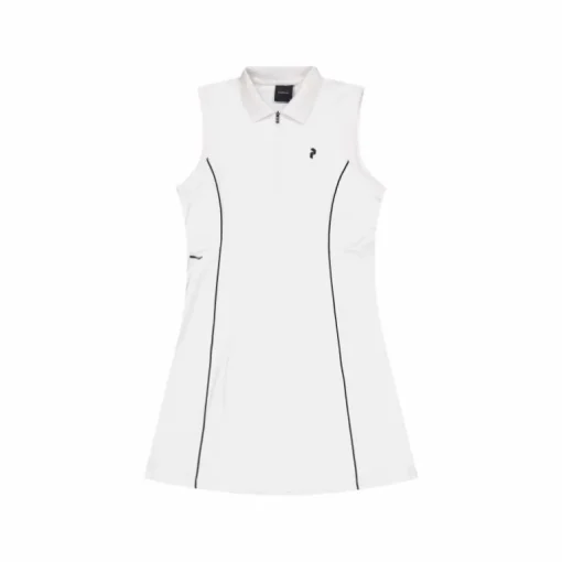 W Pique Dress White