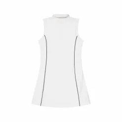 W Pique Dress White