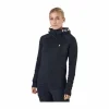 W Rider Zip Hood Black
