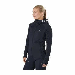 W Rider Zip Hood Black