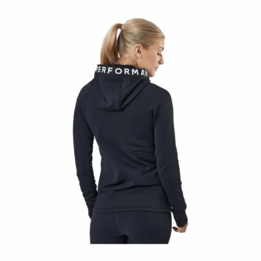 W Rider Zip Hood Black
