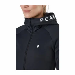 W Rider Zip Hood Black