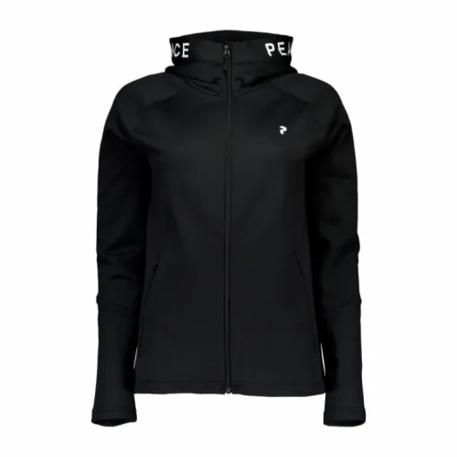 W Rider Zip Hood Black