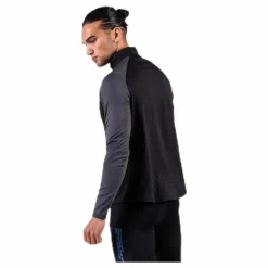 Warm Zip Shirt Black/Grey