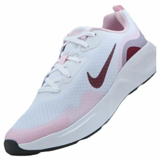 Wearallday Big Kids' Shoe White/dark Beetroot-pink Foam