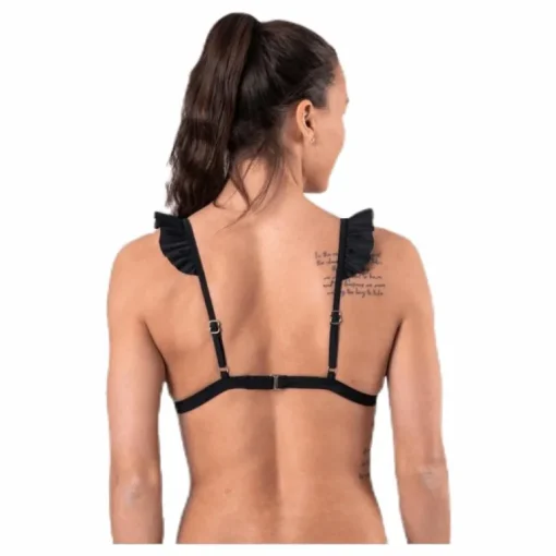 Wikolia Frill Top Black