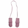 Willit Wool Mittens Wo/Thumb Red