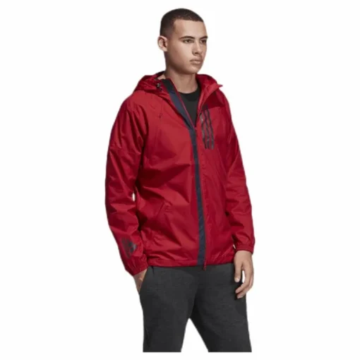 Wind Jacket Lined Red