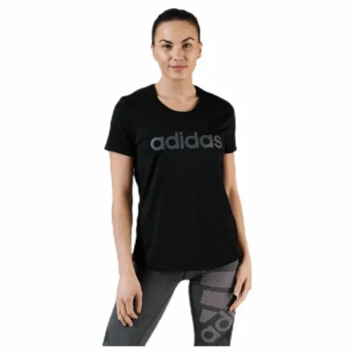 Women D2M Logo T-Shirt Black / Grey Six