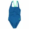 Womens Flex Band Swimsuit With Blue/green
