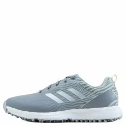 Women's S2G Spikeless Golf Shoes Grey Three / Silver Metallic / Almost Lime