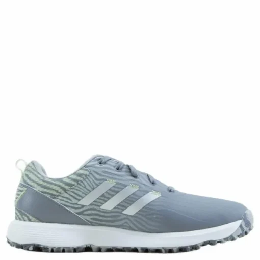 Women's S2G Spikeless Golf Shoes Grey Three / Silver Metallic / Almost Lime
