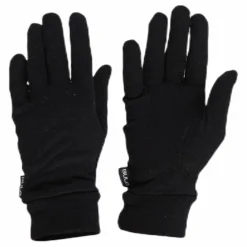 Wool Glove Liner Black