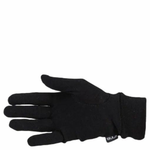 Wool Glove Liner Black