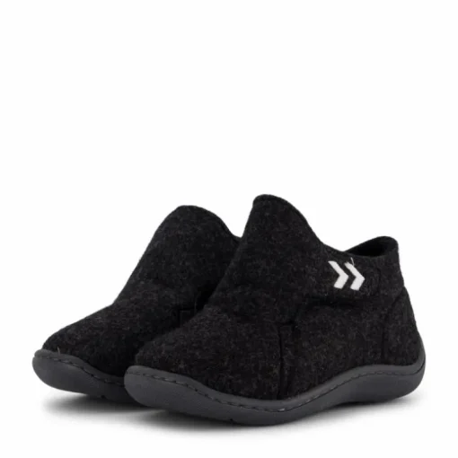 Wool Slipper Infant Black