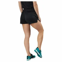 Wor Knit Poly Short Black