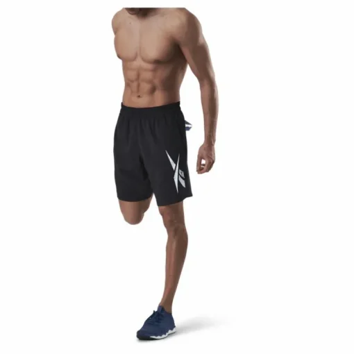 Wor Woven Graphic Short Black