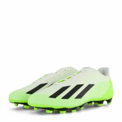 X Crazyfast.4 Flexible Ground Boots Cloud White / Core Black / Lucid Lemon