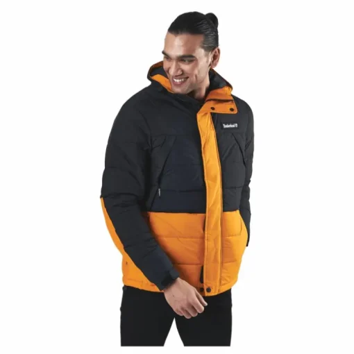 Yc Archive Puffer Jacket Orange/Black