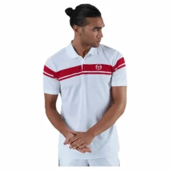 Young Line Pro Polo White/Red