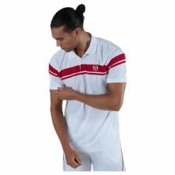 Young Line Pro Polo White/Red
