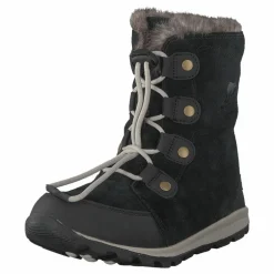 Youth Whitney Suede 010, Black, Dark Stone