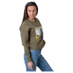 Ziggy L/S O-Neck Box Swt Green