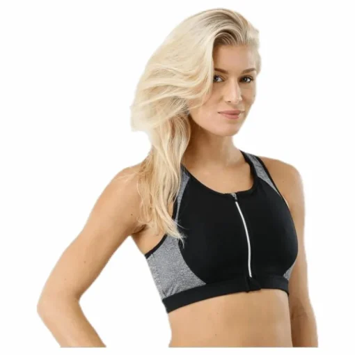 Zip Bra Grey