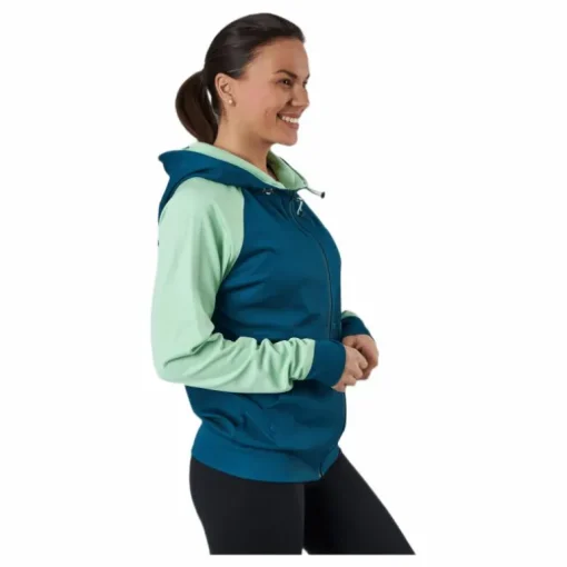 Zip Hoodie Blue/Green