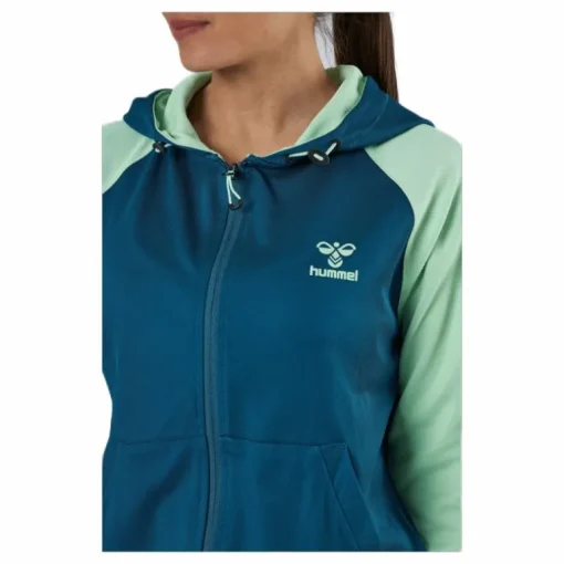 Zip Hoodie Blue/Green
