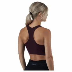 Zip Sports Bra Red